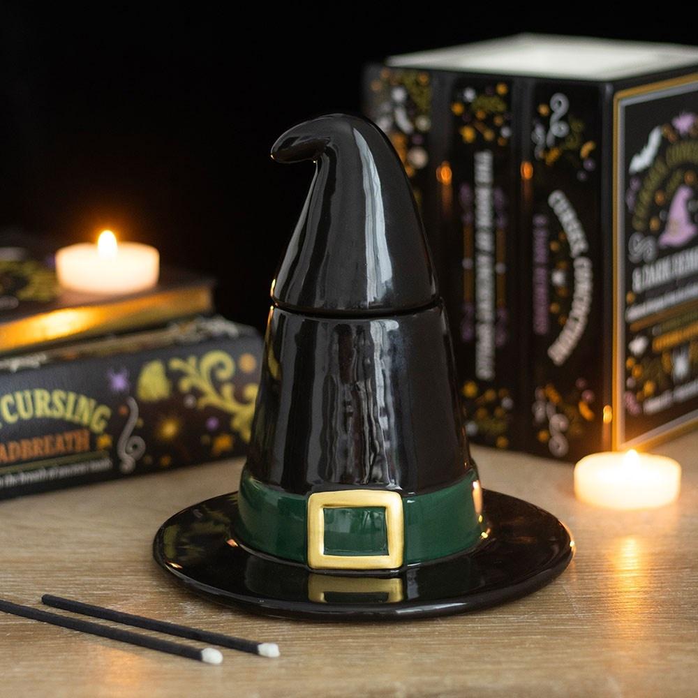 Something Different - Black Witch Hat Oil burner - Multicolours